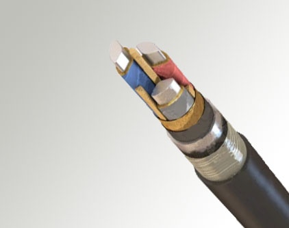 Силовые кабели с бумажной изоляцией 3x35x10 мм ААШв ГОСТ 18410-73