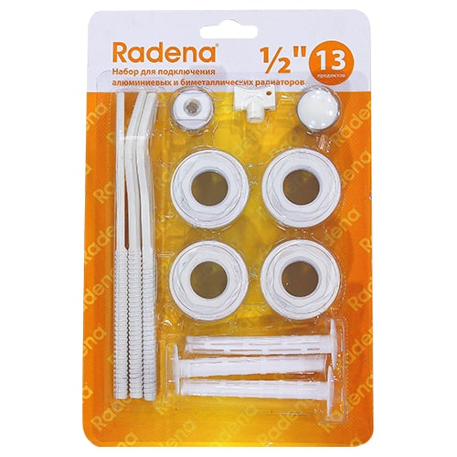 Набор для подключения радиатора Radena 1/2
